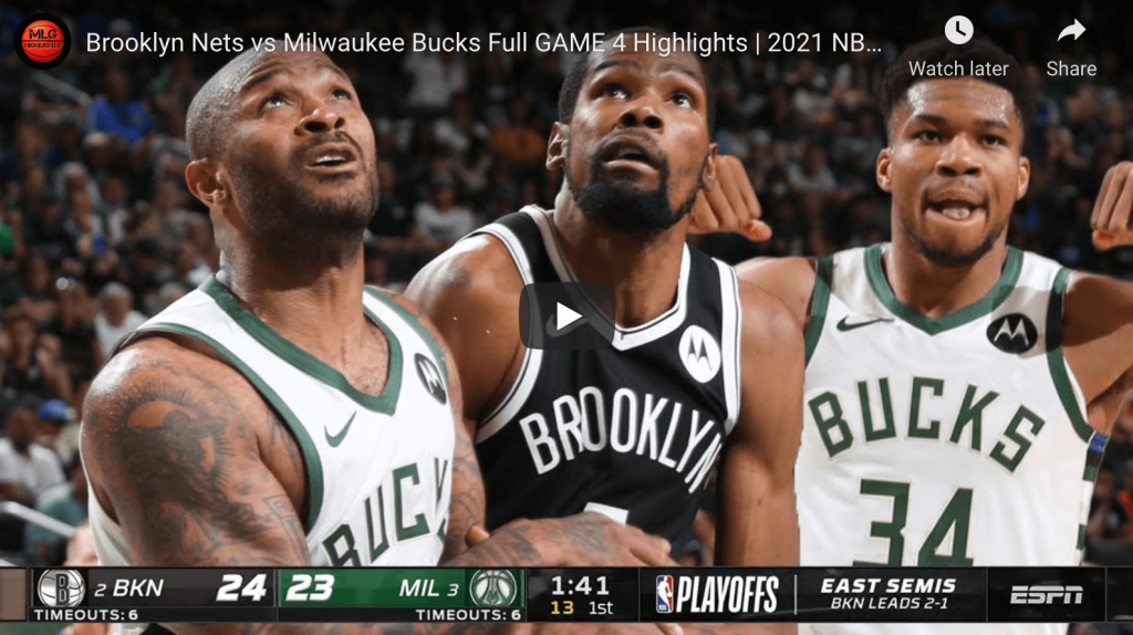 Brooklyn Nets Milwaukee Bucks Maç Özeti NBA 2020/21 Basketall